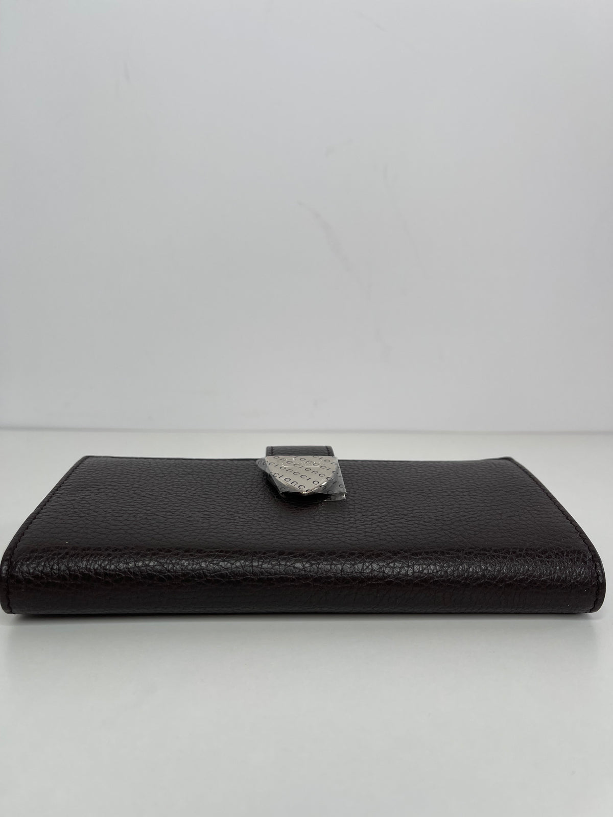 Gucci Dark Brown Leather Continental Wallet