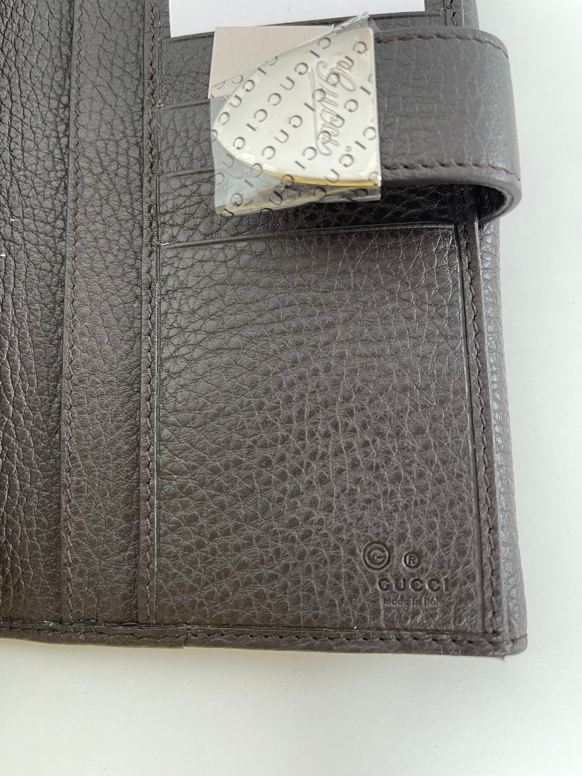 Gucci Dark Brown Leather Continental Wallet