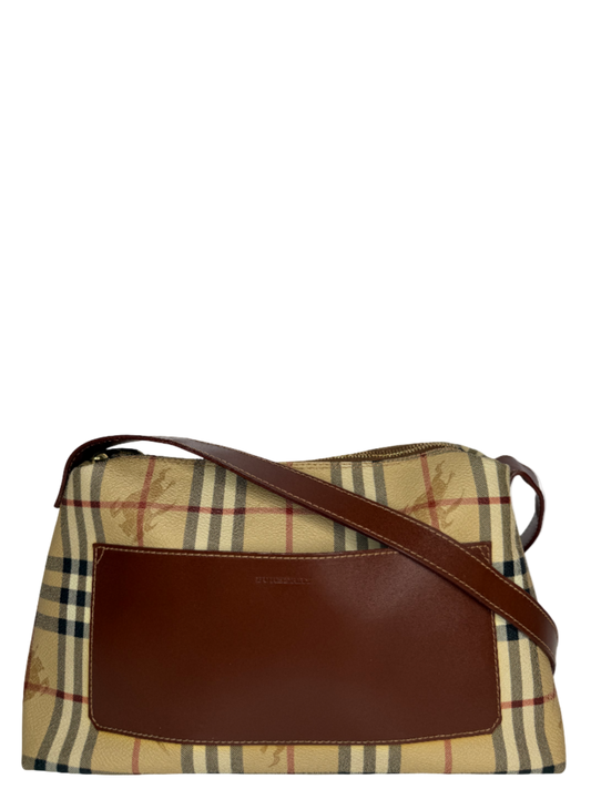 Burberry Haymarket Check Shoulder Bag