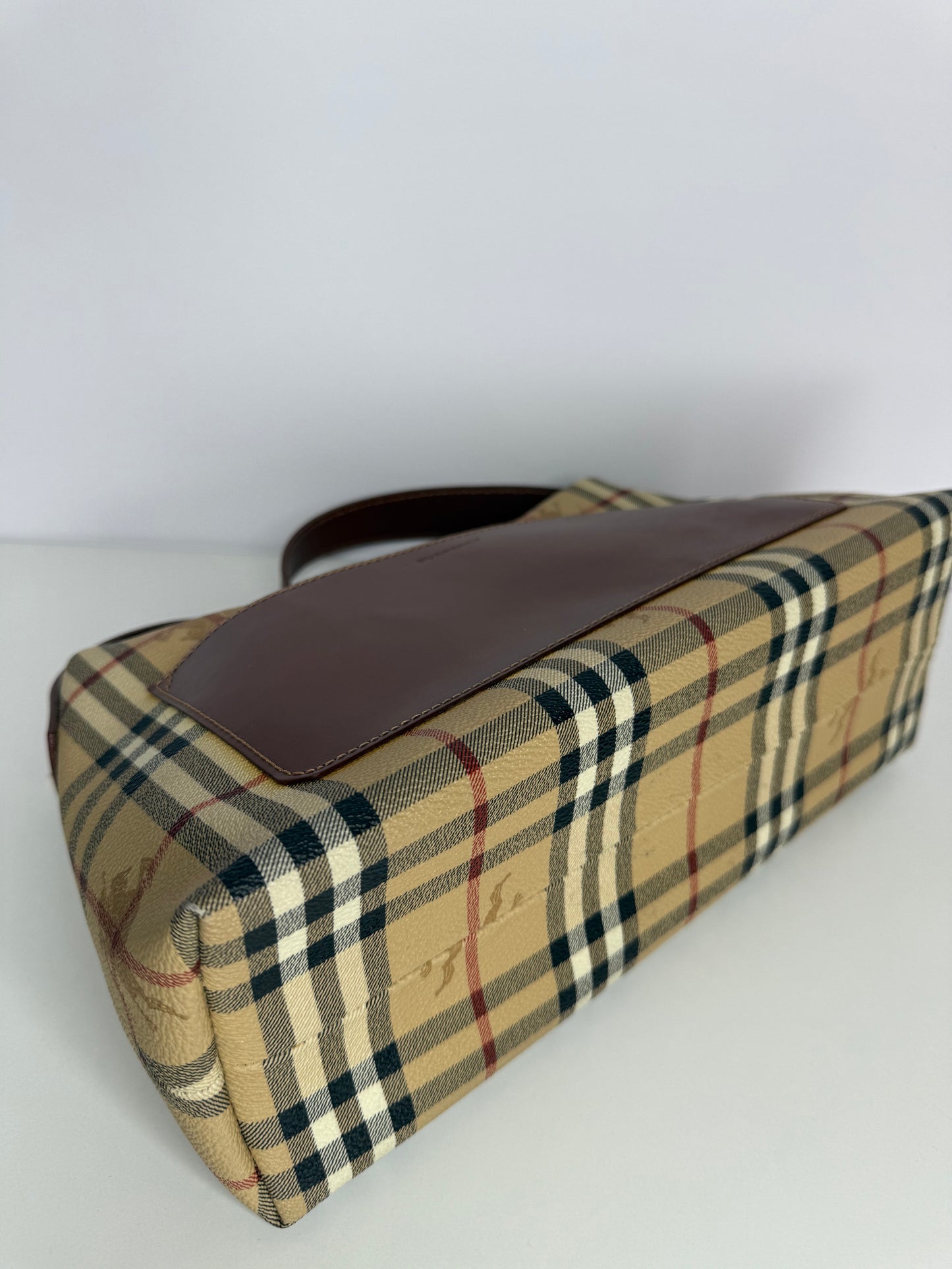 Burberry Haymarket Check Shoulder Bag