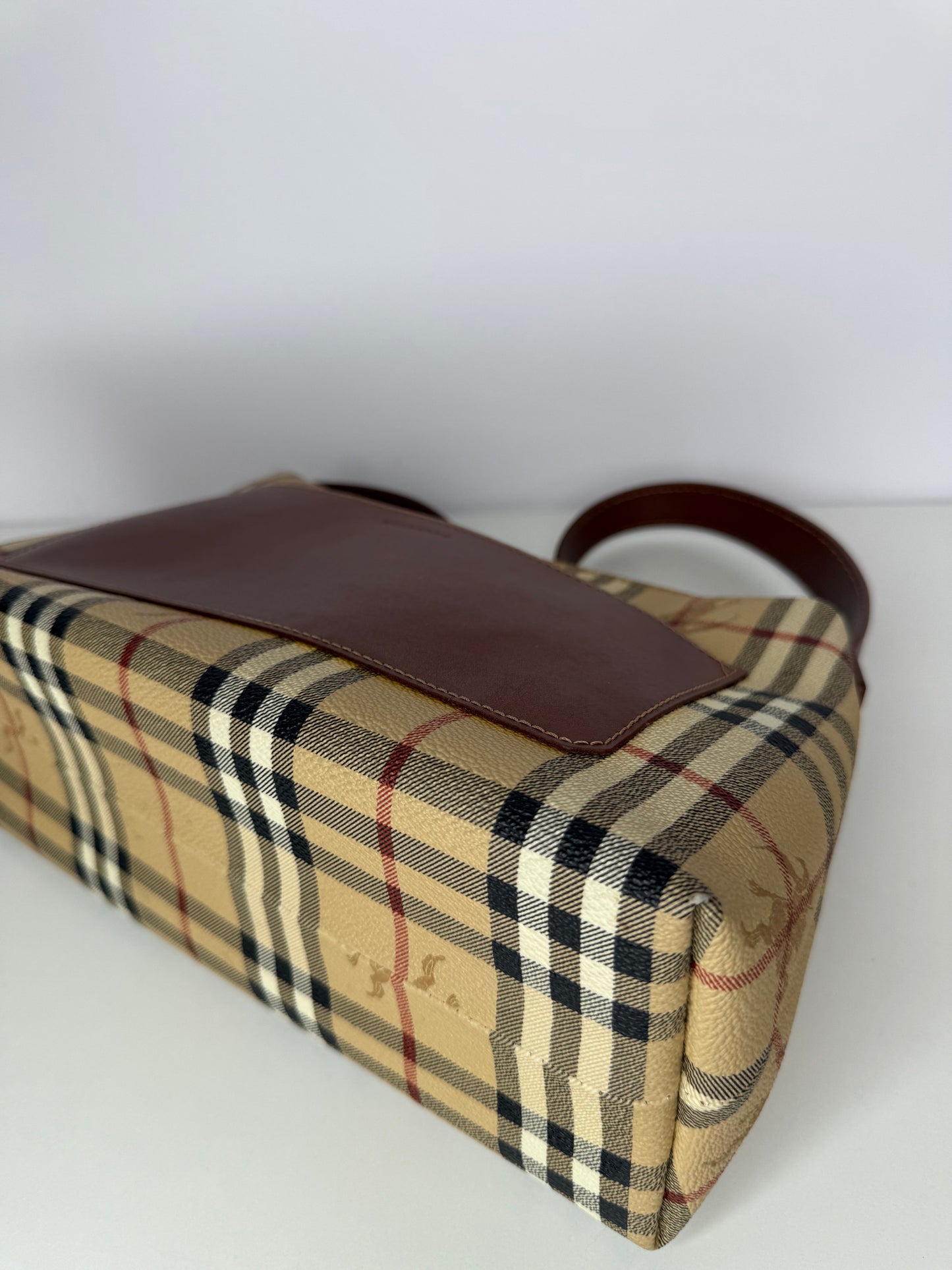 Burberry Haymarket Check Shoulder Bag