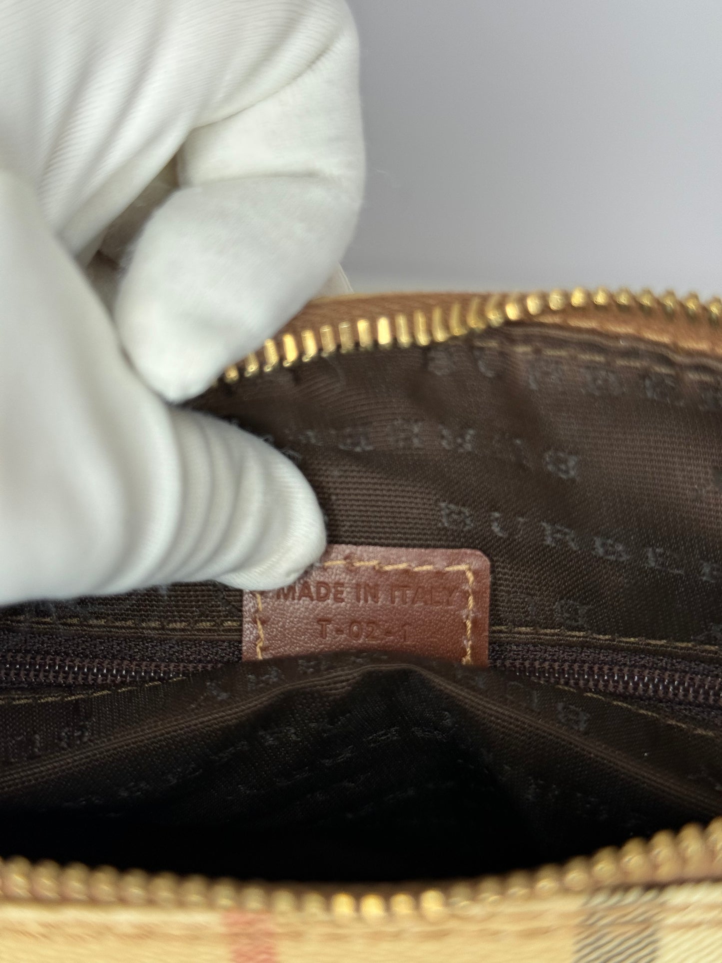 Burberry Haymarket Check Shoulder Bag