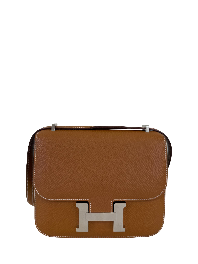Hermès Gold Epsom Mini Constance 18 Palladium Hardware