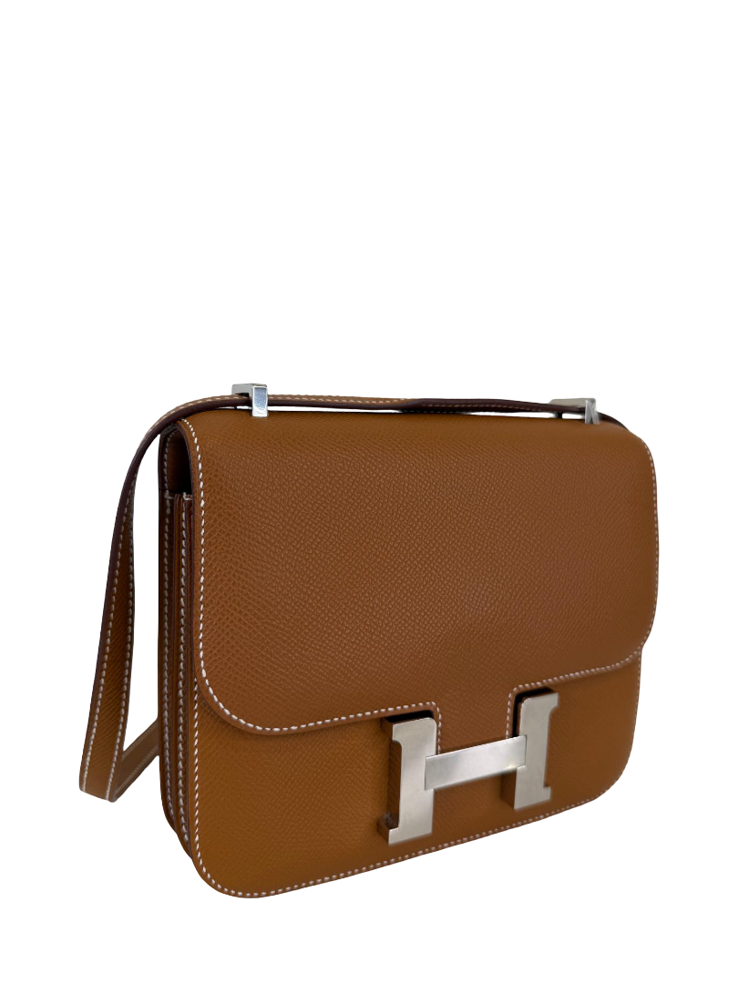 Hermès Gold Epsom Mini Constance 18 Palladium Hardware