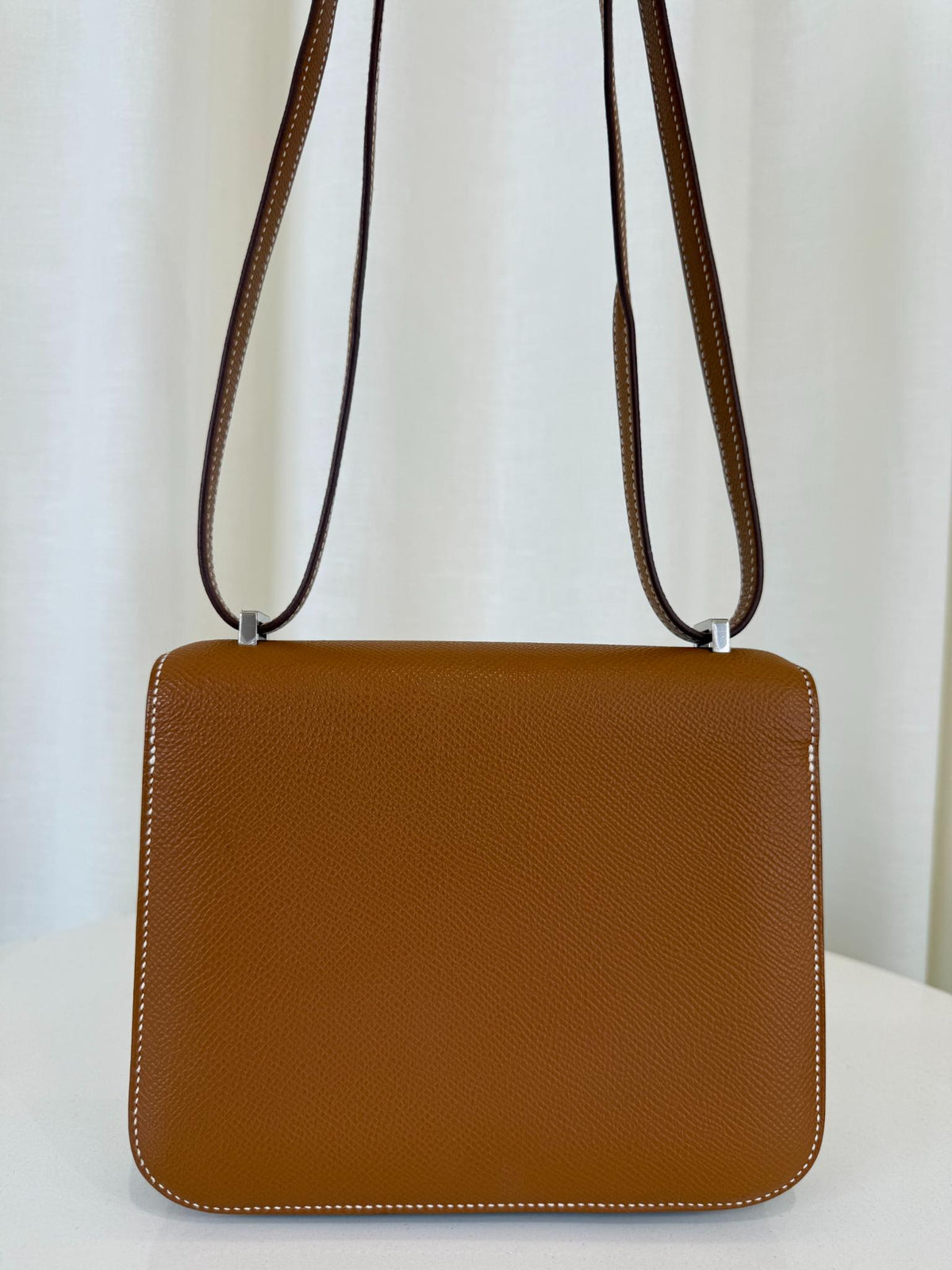 Hermès Gold Epsom Mini Constance 18 Palladium Hardware