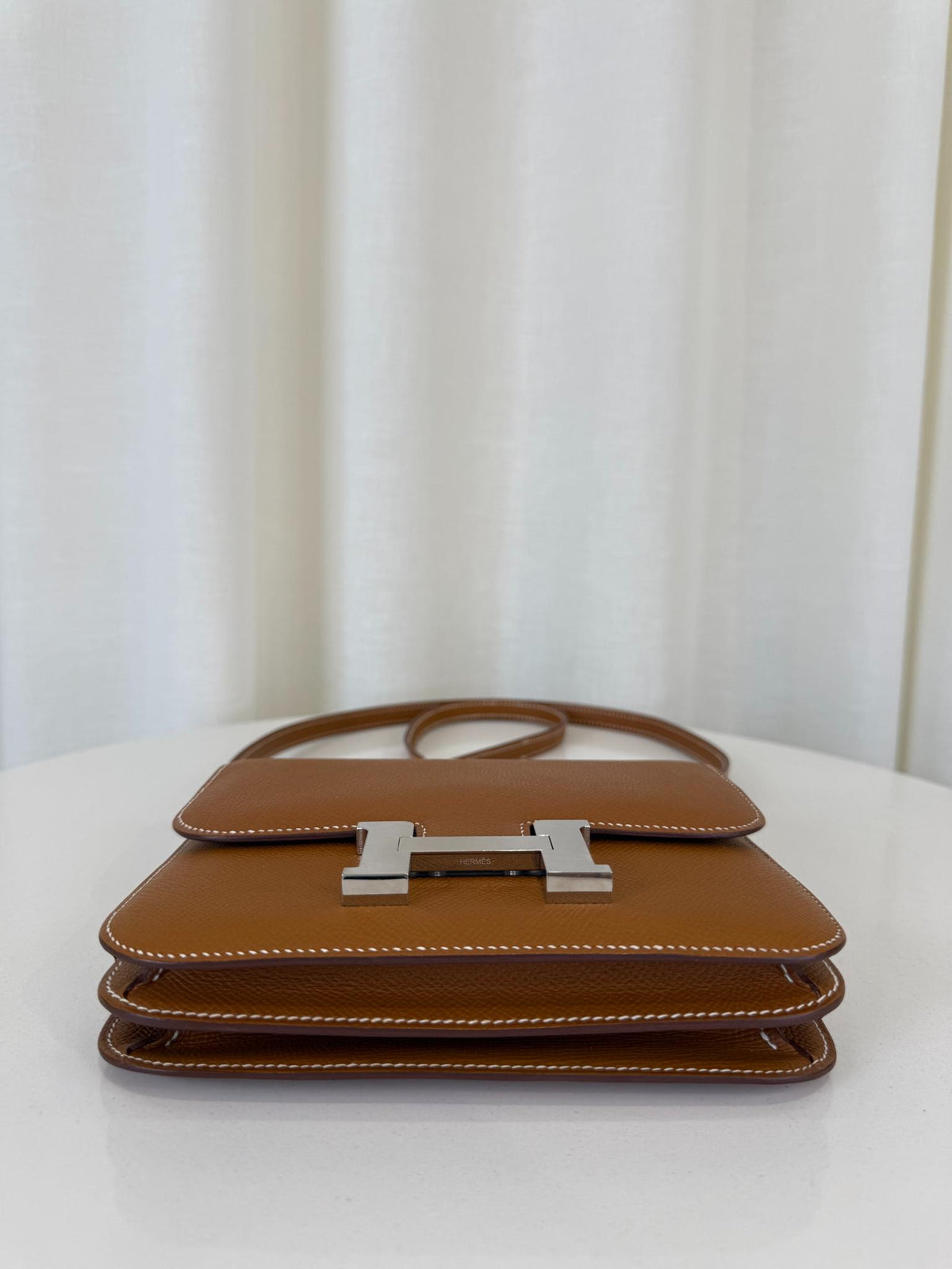 Hermès Gold Epsom Mini Constance 18 Palladium Hardware
