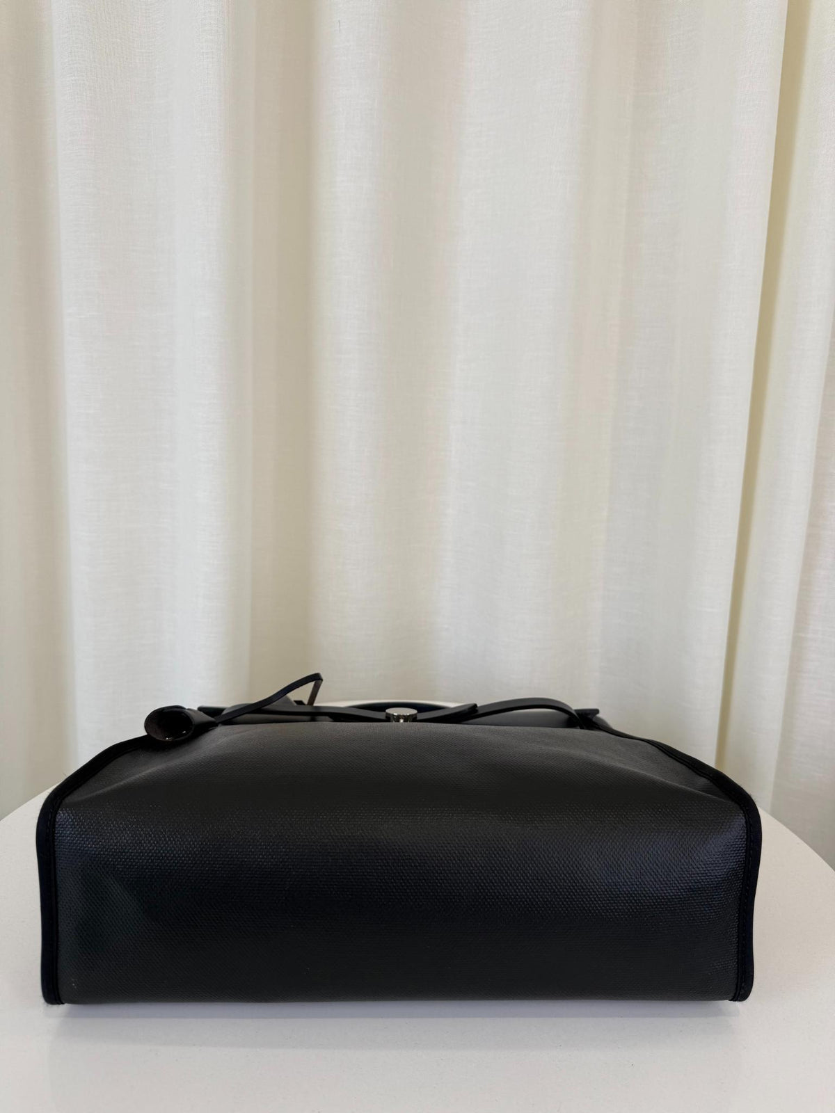 Hermès Herbag Zip PM 31 Black Toile H Berline Bleu Indigo Hunter PHW