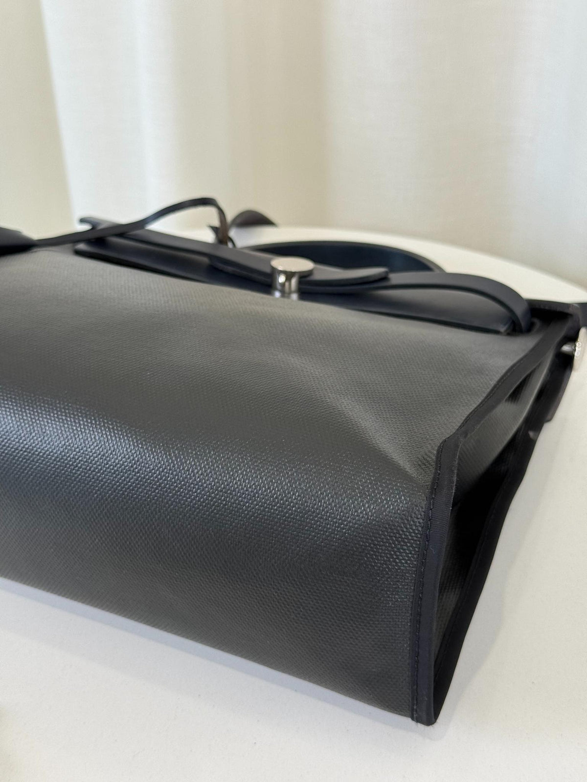 Hermès Herbag Zip PM 31 Black Toile H Berline Bleu Indigo Hunter PHW