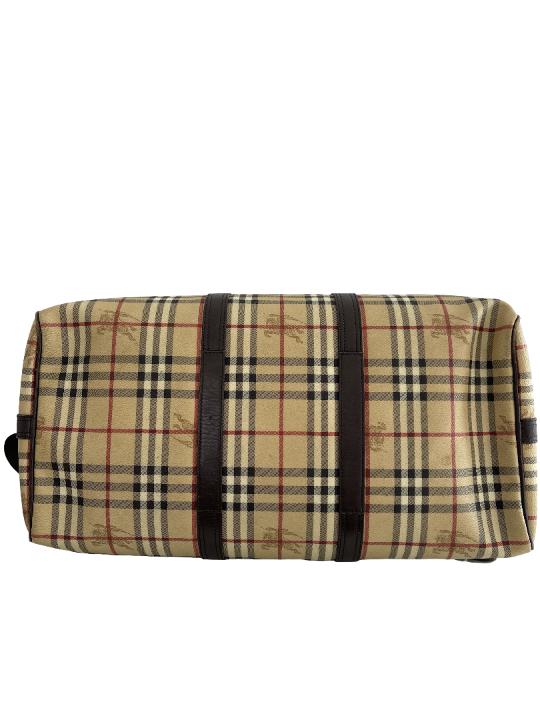 Burberry Nova Check Canvas Duffle Bag