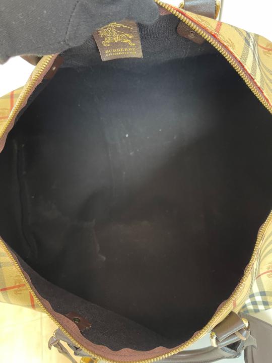Burberry Nova Check Canvas Duffle Bag