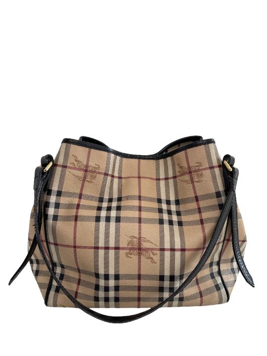 Burberry Haymarket Check Small Canterbury Tote Bag