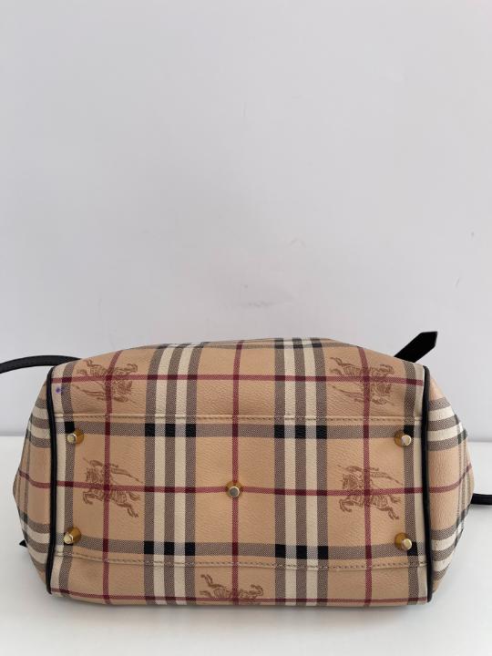 Burberry Haymarket Check Small Canterbury Tote Bag