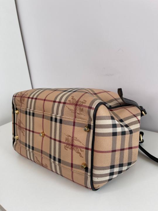 Burberry Haymarket Check Small Canterbury Tote Bag