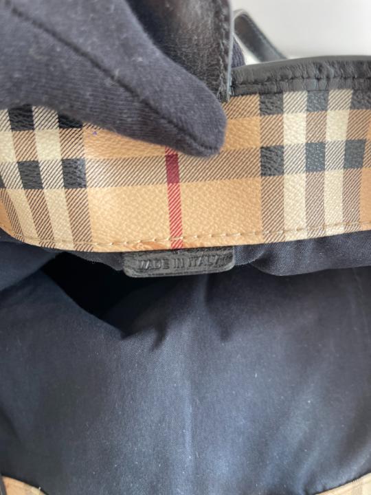 Burberry Haymarket Check Small Canterbury Tote Bag