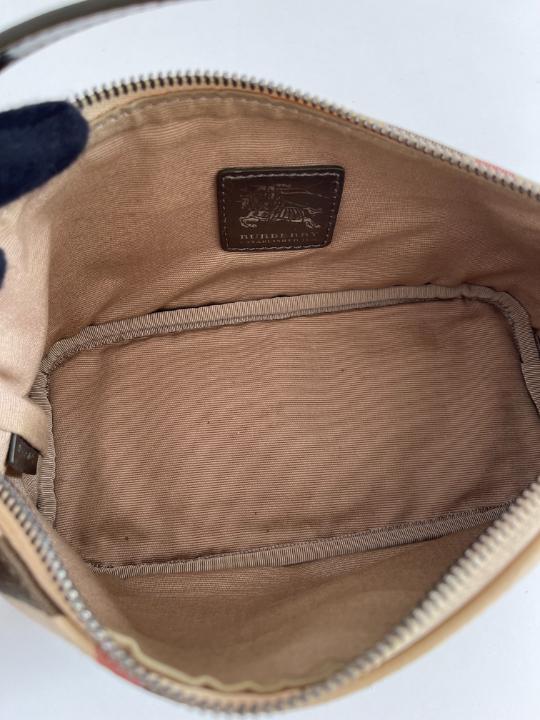 Burberry Nova Check Mini Boat Pochette