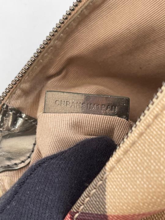 Burberry Nova Check Mini Boat Pochette