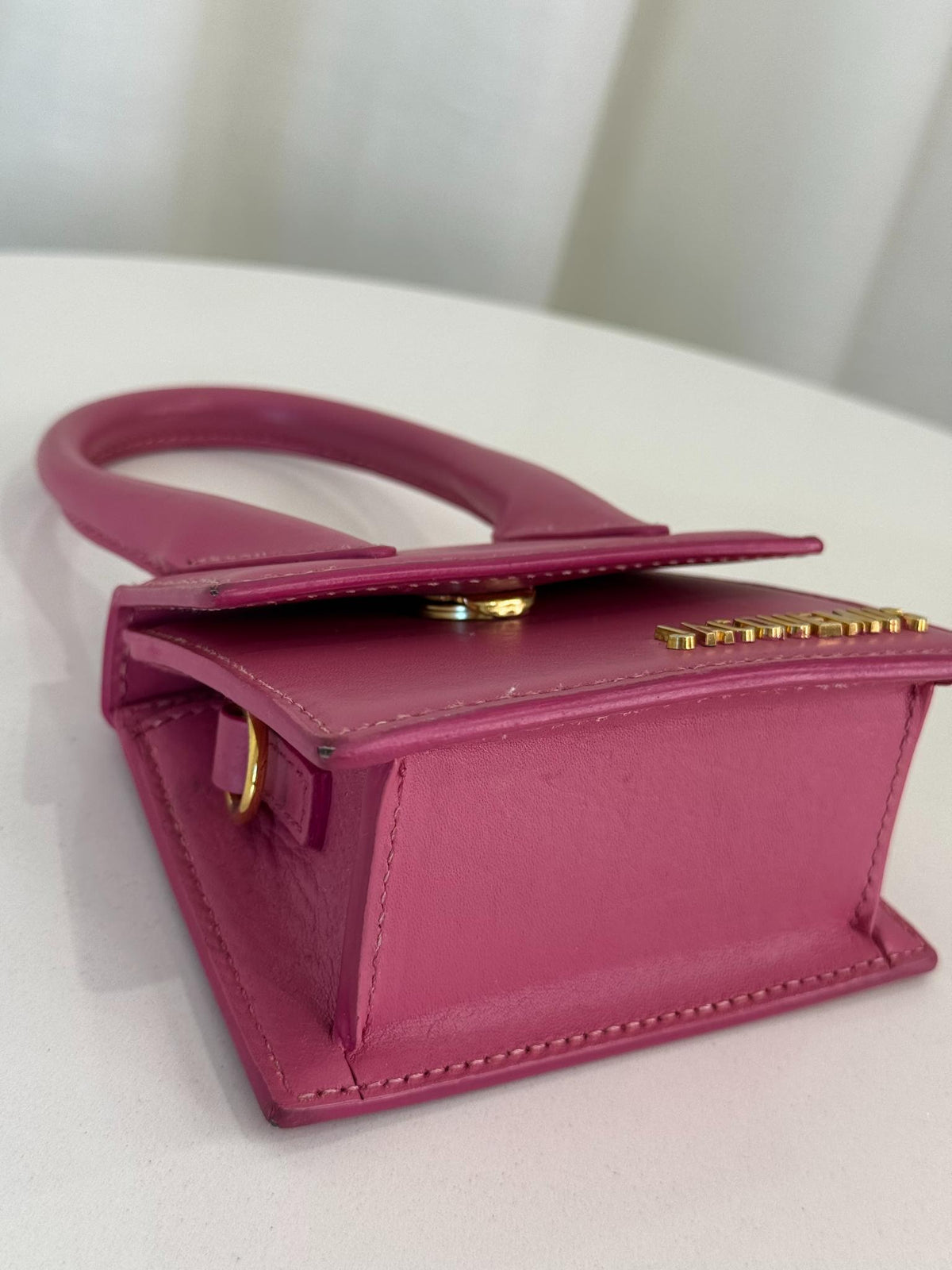 Jacquemus Le Chiquito Mini Pink Leather Bag