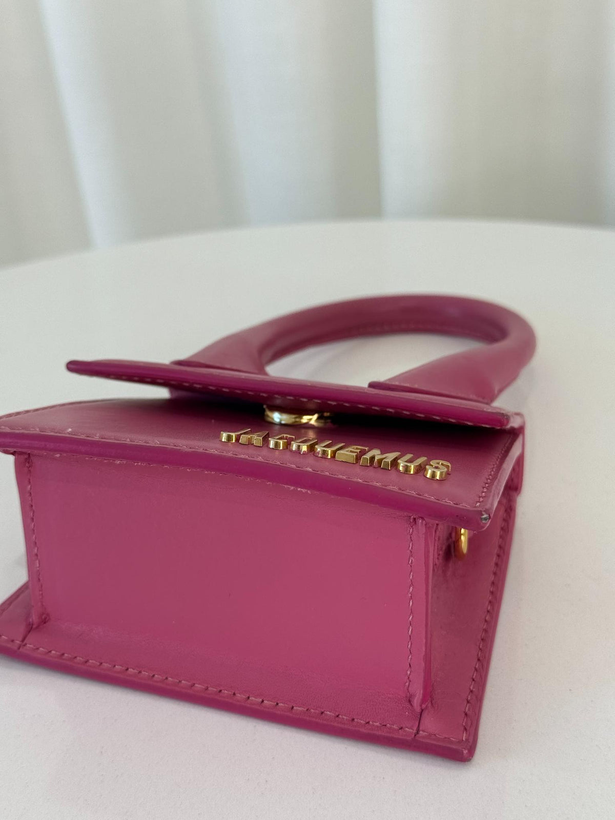 Jacquemus Le Chiquito Mini Pink Leather Bag
