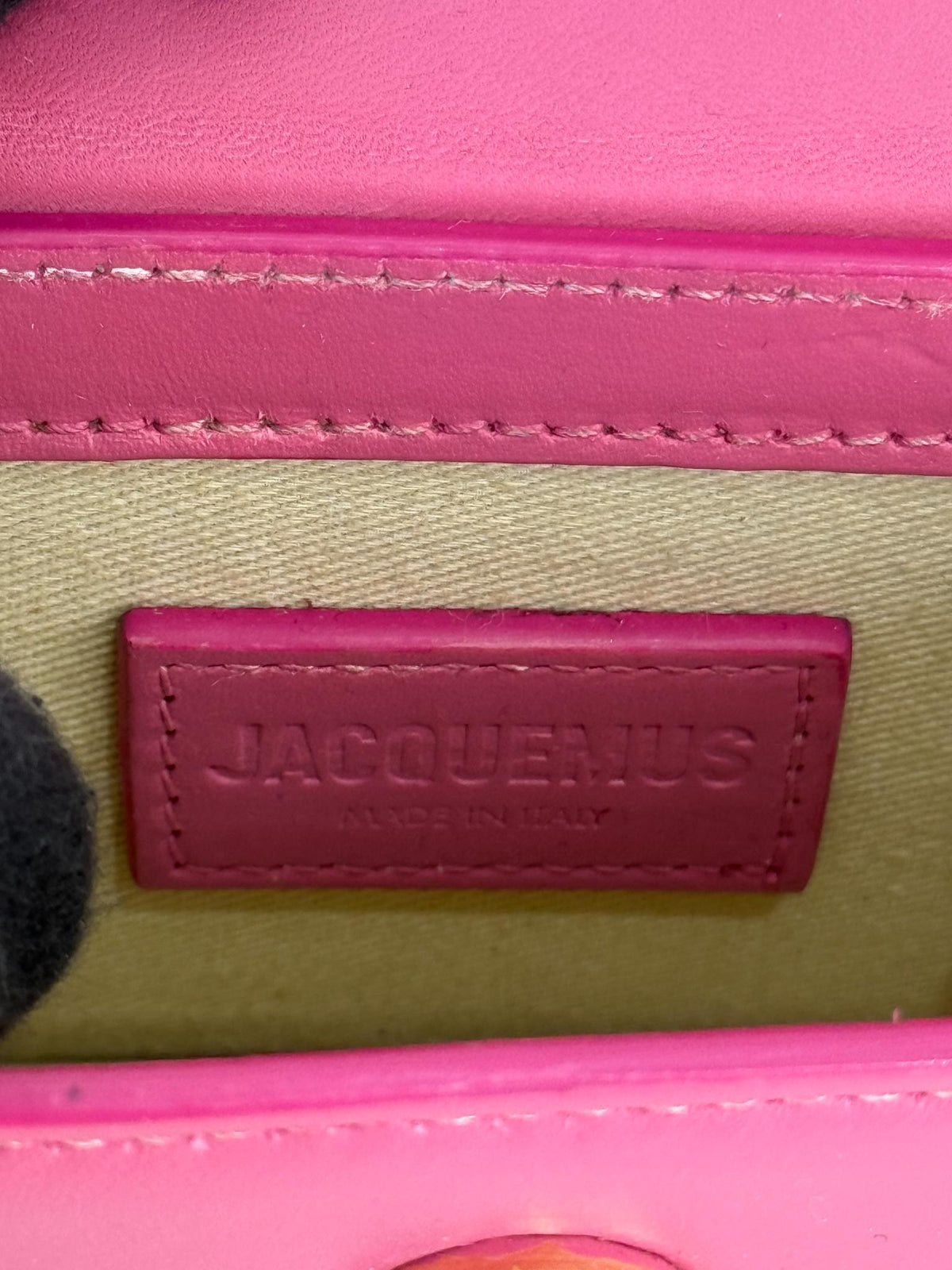 Jacquemus Le Chiquito Mini Pink Leather Bag