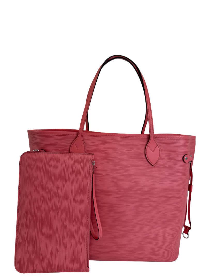 Louis Vuitton Neverfull MM Coral Epi Leather