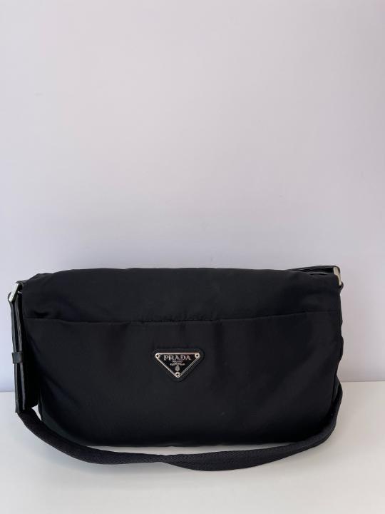 Prada Black Tessuto Crossbody Bag