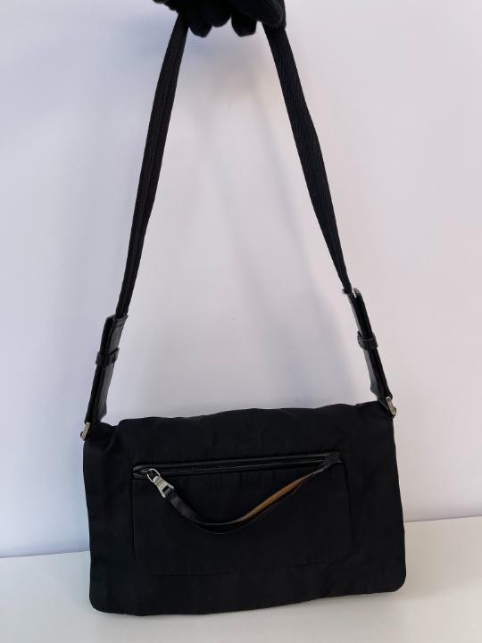 Prada Black Tessuto Crossbody Bag