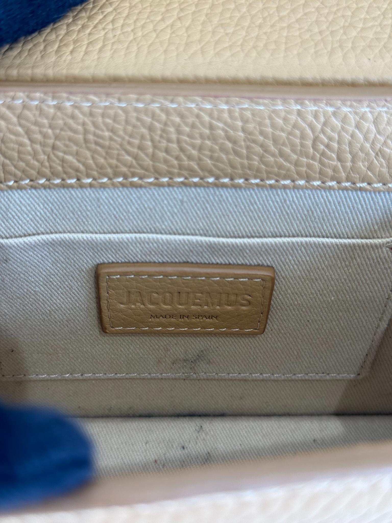 Jacquemus Le Chiquito Noeud Coiled Camel Leather Handbag