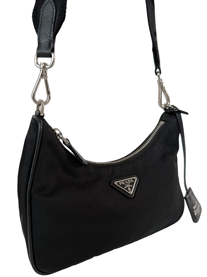 Prada Re-Edition 2005 Re-Nylon Black Crossbody Bag