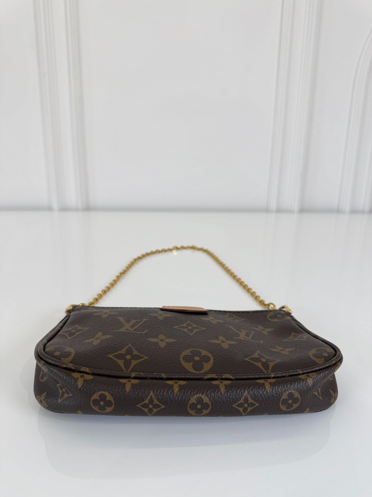 Louis Vuitton Multi Pochette Accessoires Khaki Strap Monogram Canvas
