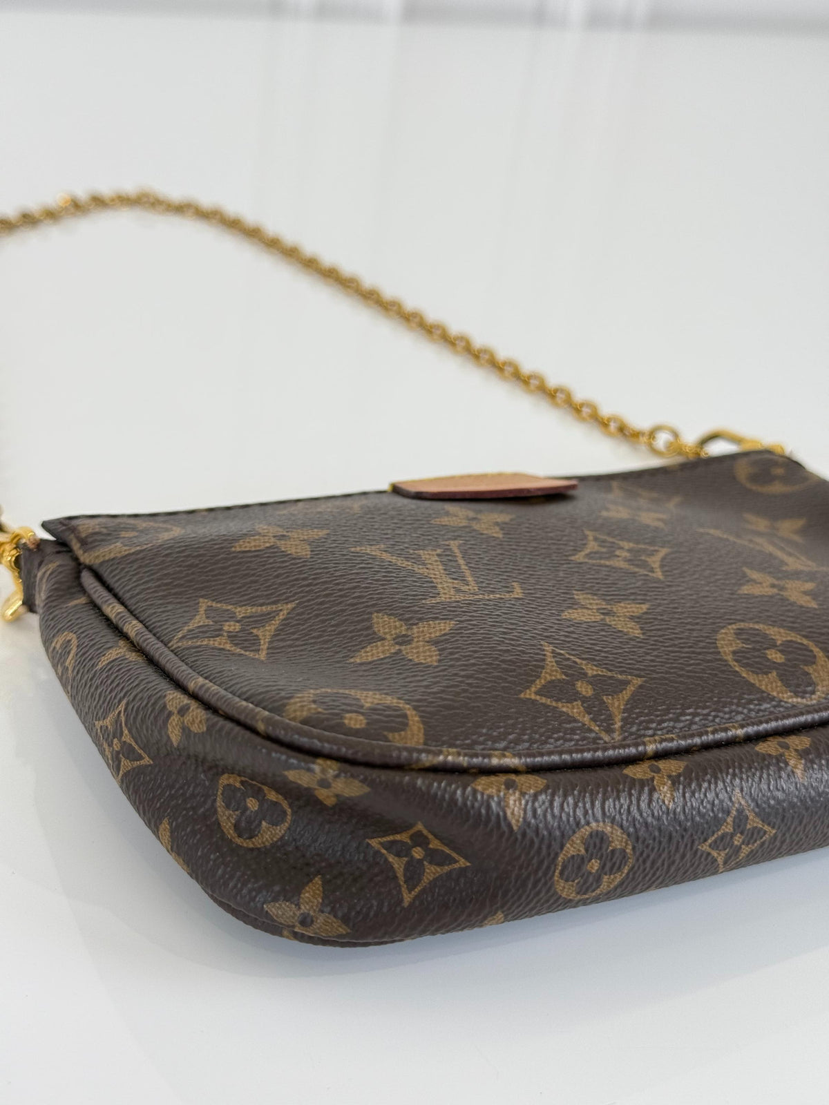 Louis Vuitton Multi Pochette Accessoires Khaki Strap Monogram Canvas