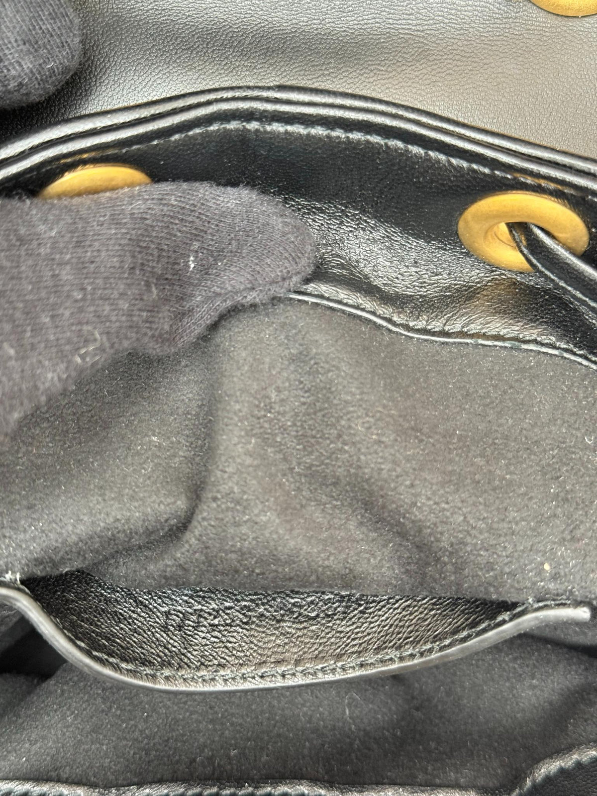 Gucci GG Marmont Black Matelasse Backpack