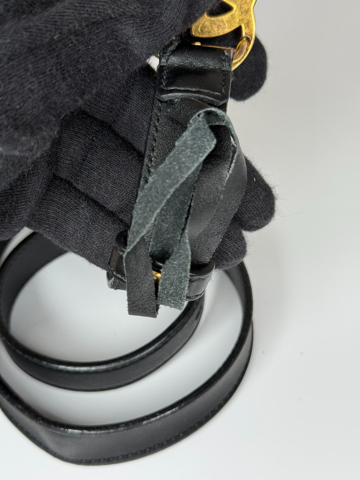 Gucci GG Marmont Thin Black Belt