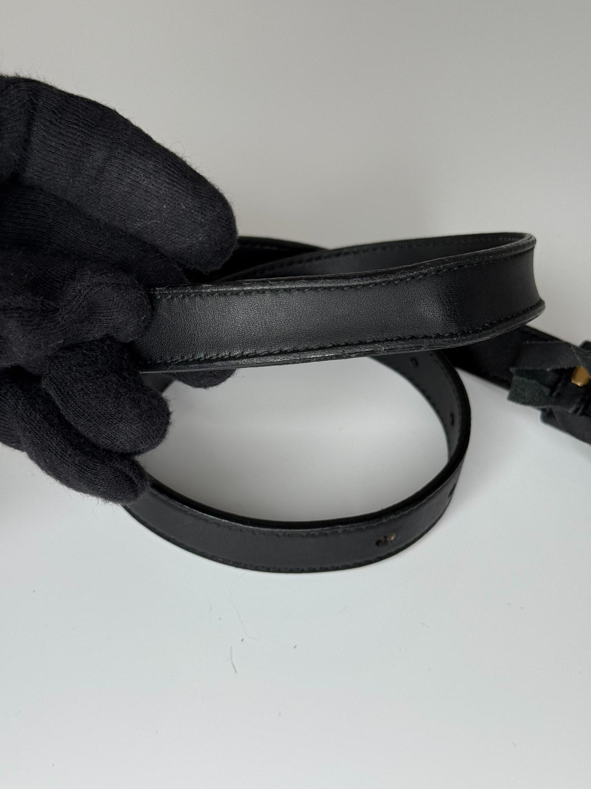 Gucci GG Marmont Thin Black Belt