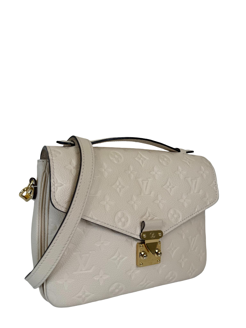 Louis Vuitton Pochette Métis Crème Monogram Empreinte Leather