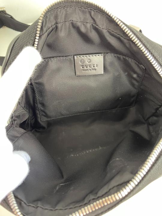 Gucci Web Monogram Canvas Slim Belt Bag