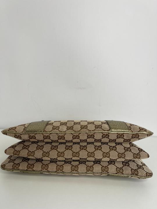 Gucci by Tom Ford GG Gold Bamboo Ring Handbag