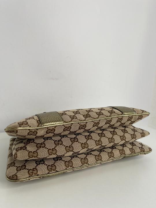 Gucci by Tom Ford GG Gold Bamboo Ring Handbag