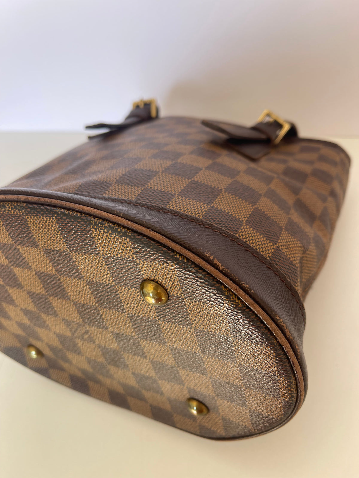 Louis Vuitton Bucket PM Damier Ebene with Pouch