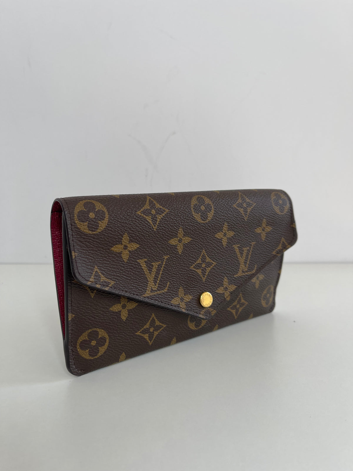 Louis Vuitton Jeanne Wallet Fuchsia Monogram Canvas