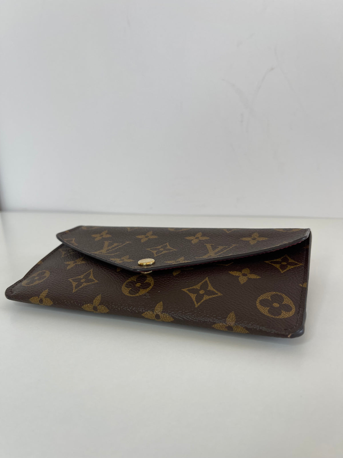 Louis Vuitton Jeanne Wallet Fuchsia Monogram Canvas