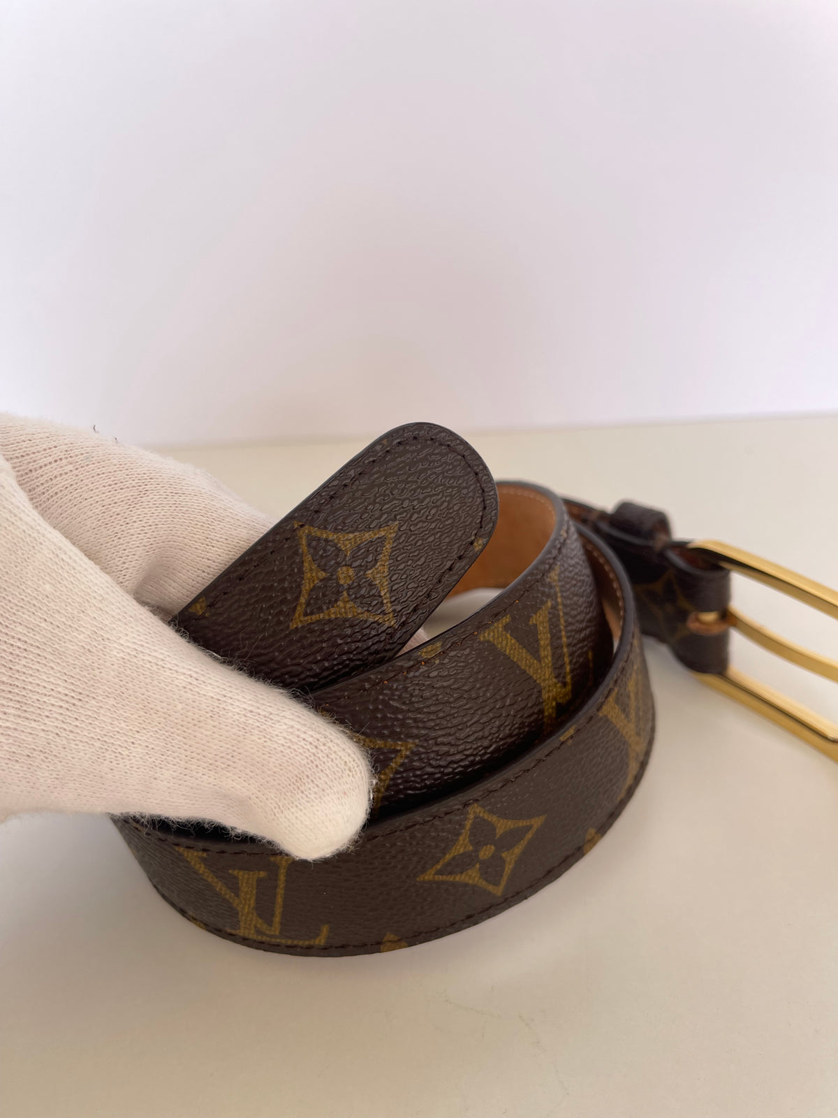 Louis Vuitton Monogram Canvas Ellipse Belt