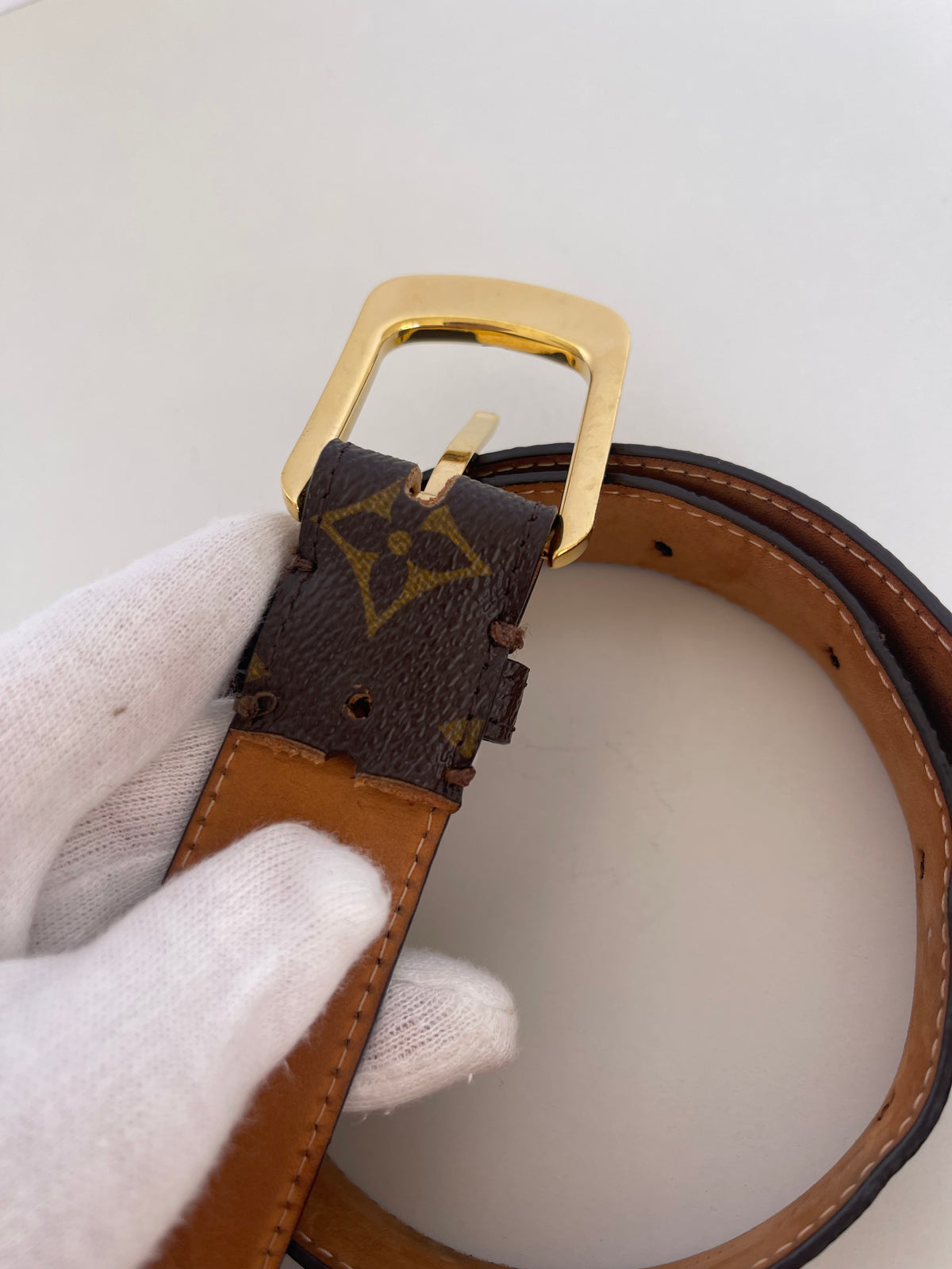 Louis Vuitton Monogram Canvas Ellipse Belt
