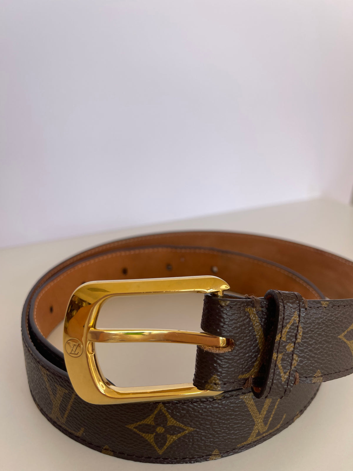 Louis Vuitton Monogram Canvas Ellipse Belt
