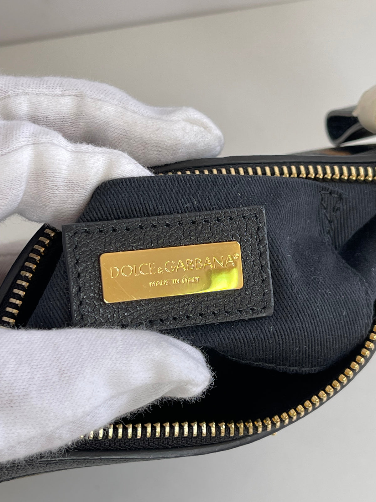 Dolce & Gabbana Leopard Print Crossbody Mini Pochette