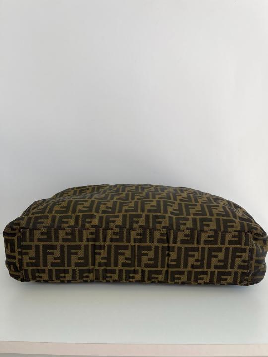 Fendi Brown Zucca Canvas Tote Bag