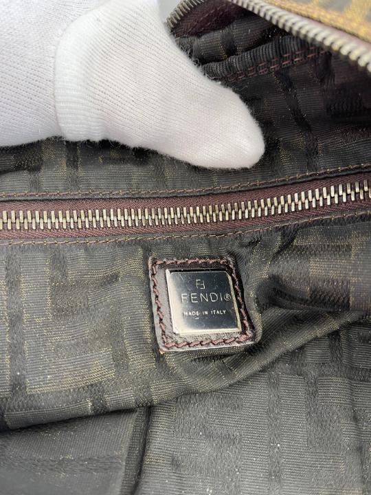 Fendi Brown Zucca Canvas Tote Bag