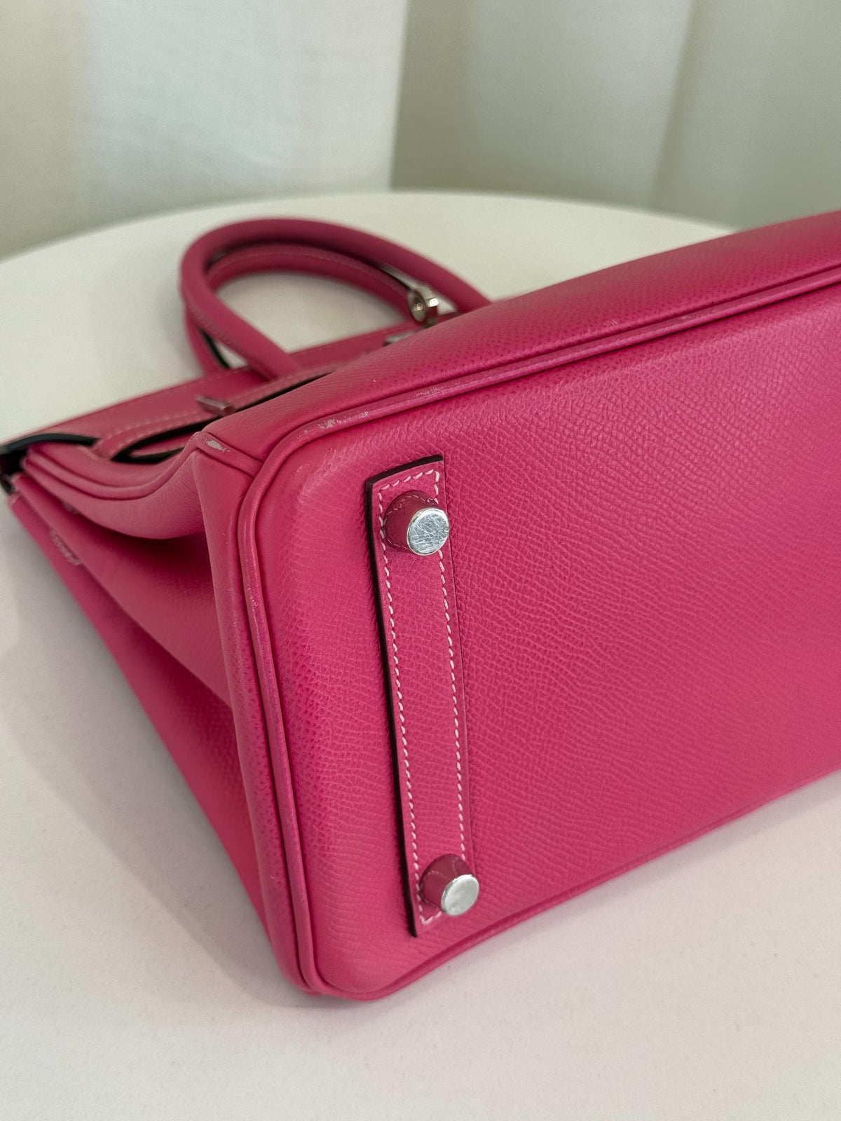 Hermès Ultra-Rare Birkin 25 Candy Rose Tyrien/Rubis Epsom PHW