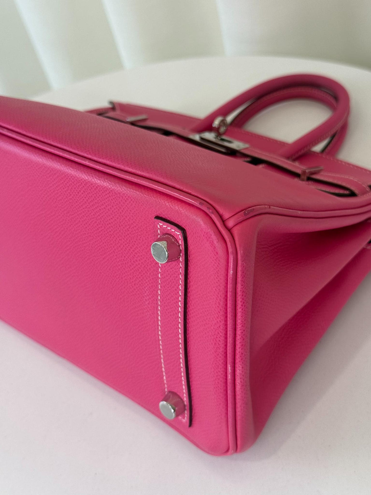 Hermès Ultra-Rare Birkin 25 Candy Rose Tyrien/Rubis Epsom PHW