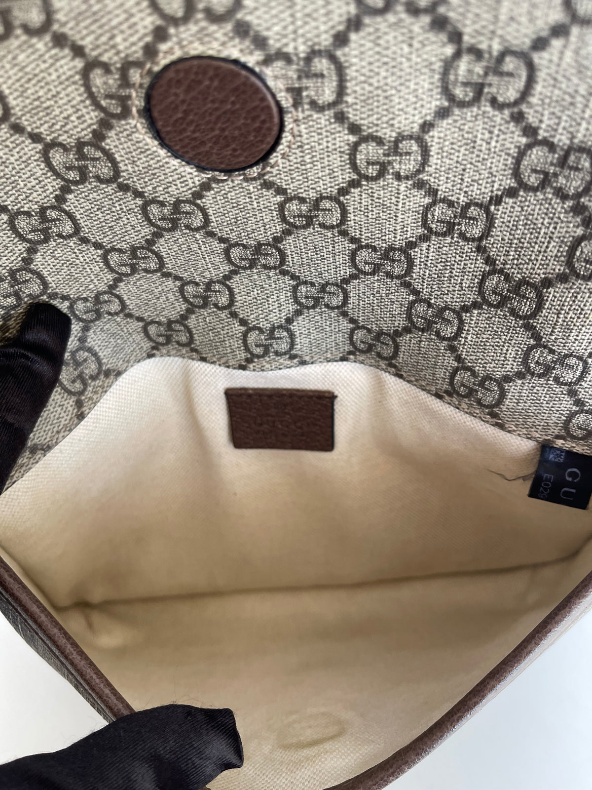 Gucci GG Supreme Web Sherry Line Neo Vintage Waist Bag