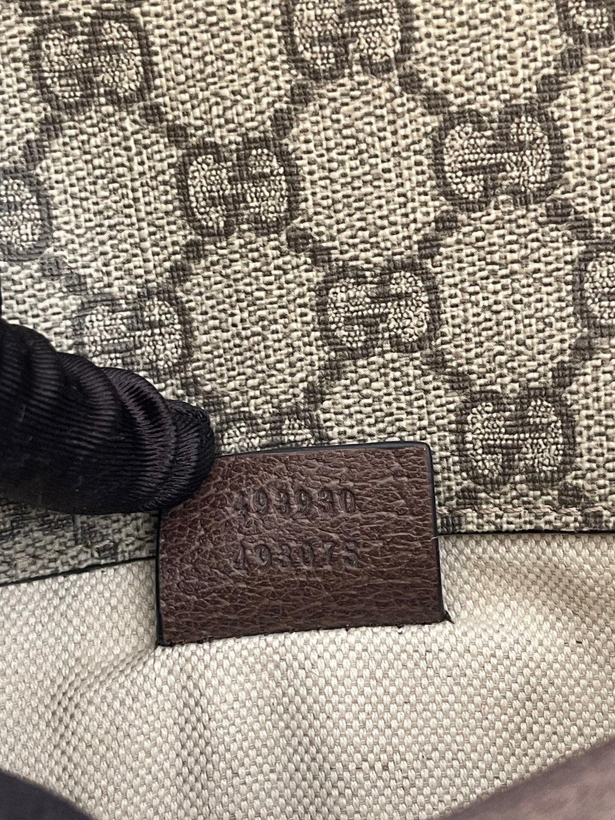 Gucci GG Supreme Web Sherry Line Neo Vintage Waist Bag